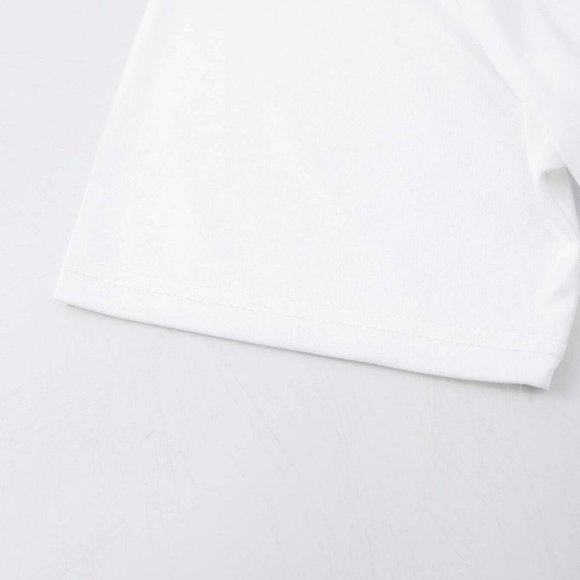 White Casual Men's Rose Print Tee - Picture 6 of 6